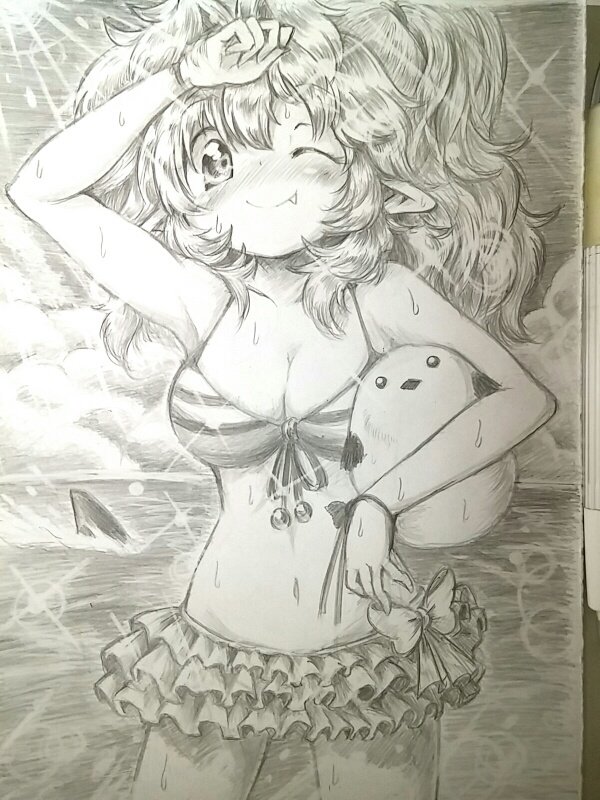 #なんの脈絡もなく水着イラストを再掲して最近フォローしてくれたフォロワーを怖がらせましょう 