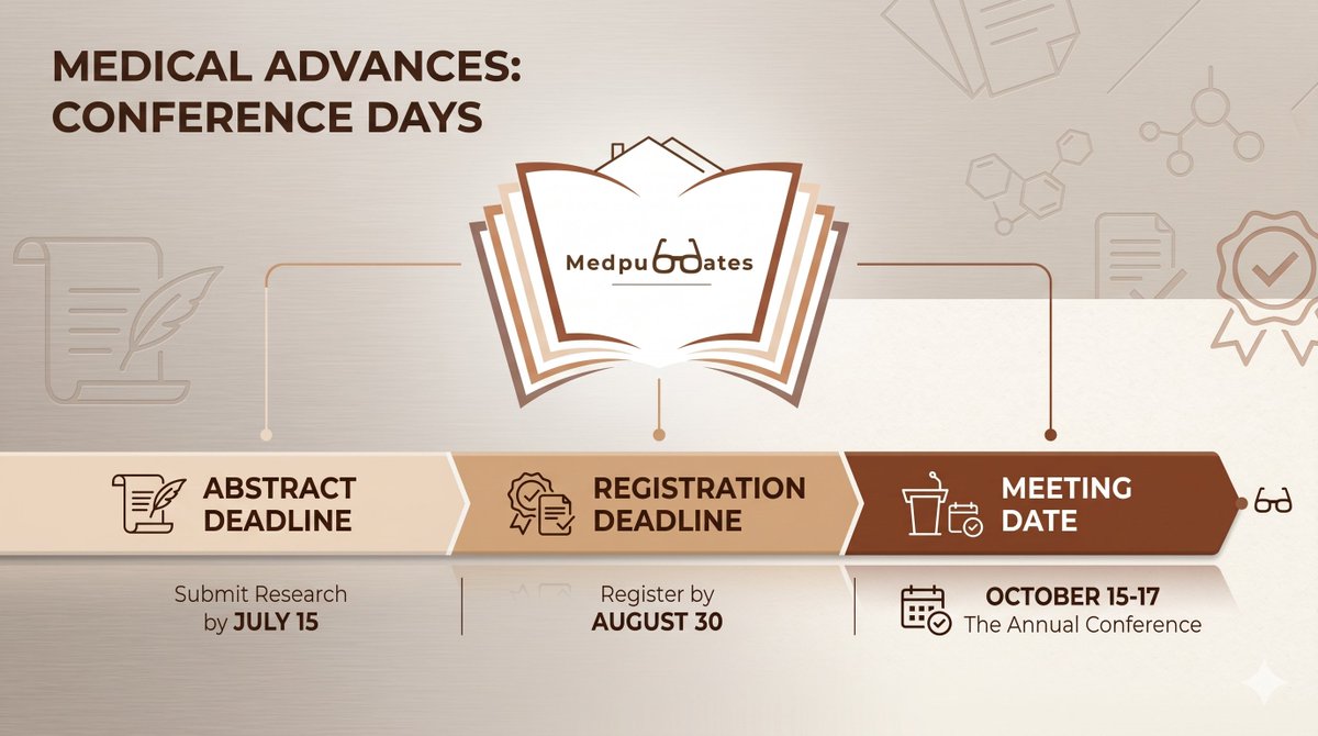 medpubdates's tweet image. Professional opportunities are often missed long before the event itself. Timing matters, not just attendance.

#medpubdates #MedicalEducation #ClinicalResearch