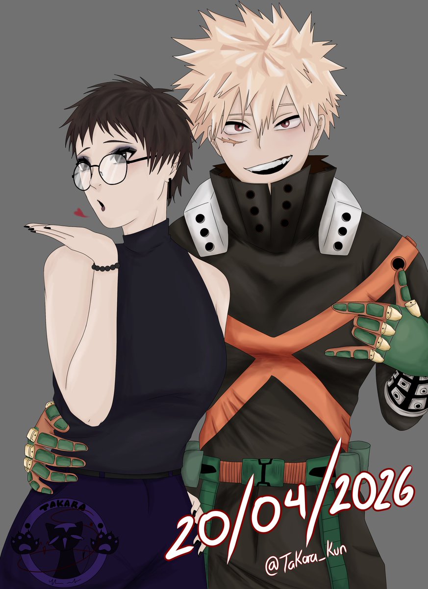 catryna056's tweet image. ────୨ৎ────
Little drawing to celebrate that I have my birthday on the same day as Bakugou, I loved trying the BNHA style, although it was difficult for me... I loved it. 
#bakugouakatsuki #retrato #Birthday #artㅤㅤㅤㅤ