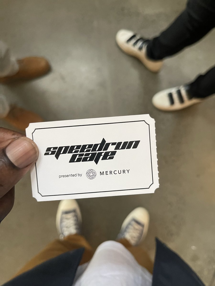 TheRealProps's tweet photo. Had to pull up to the @speedrun pop up https://t.co/4PQhs4WKHt
