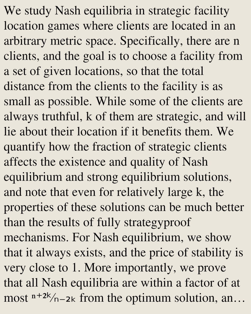 Game Theory Papers tweet media