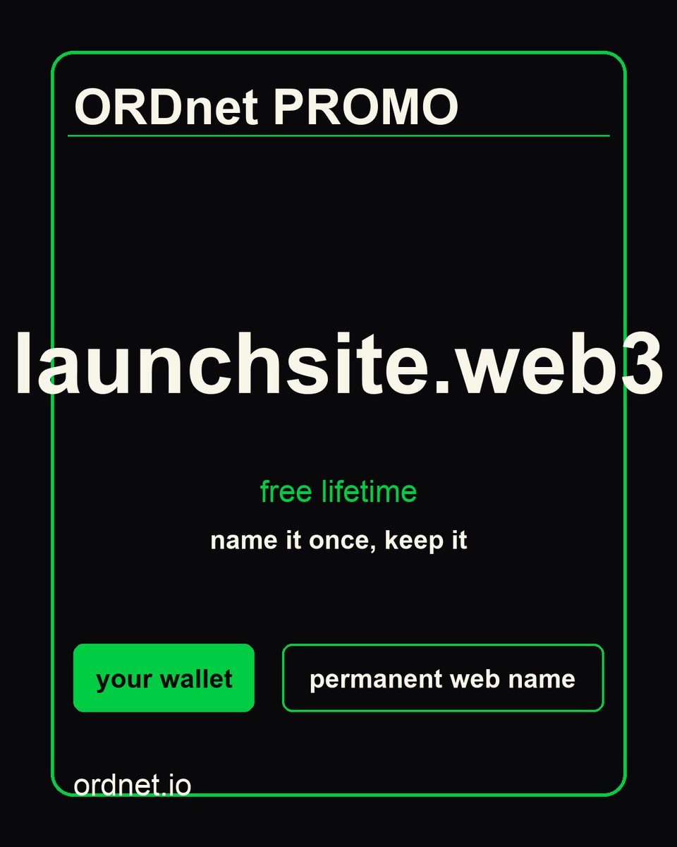 TrueWeb3Hosting's tweet image. Why keep renewing a host for a simple page? ORDnet lets you inscribe HTML from about $0.002, keep control in your wallet, and treat the site more like owned infrastructure than rented space. hello.ordnet.io #ORDnet #WebHosting #BSV #OwnYourSite