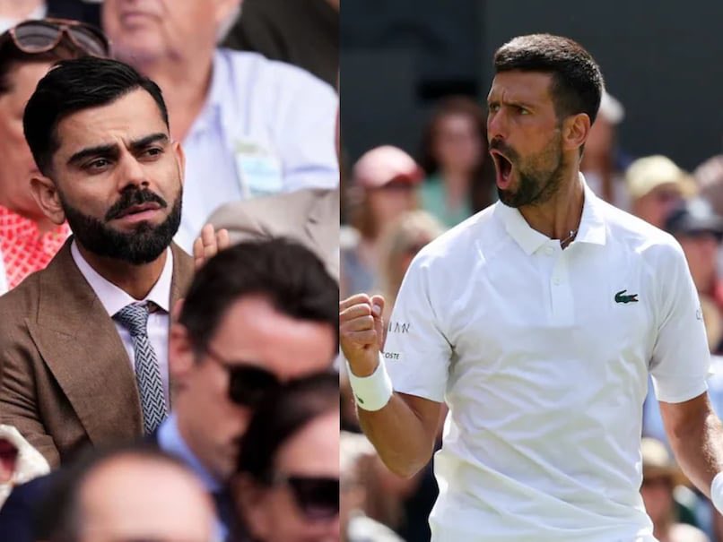 NOVAK DJOKOVIC ON VIRAT KOHLI. 🗣️ “Virat Kohli is the reason why I started  following cricket. He's a dear friend and someone I respect and admire.  Hopefully when I come to India,