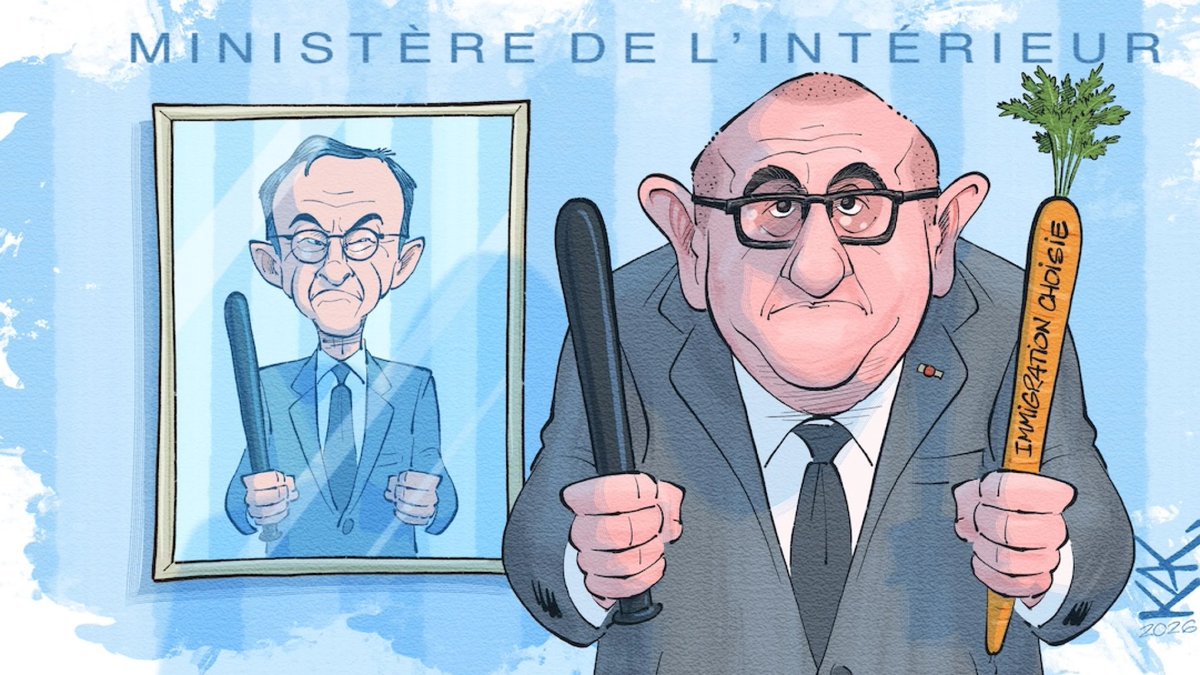 vittart75's tweet image. Laurent Nuñez, vrai-faux Retailleau, qui affiche sa fermeté sur l'#immigration irrégulière.