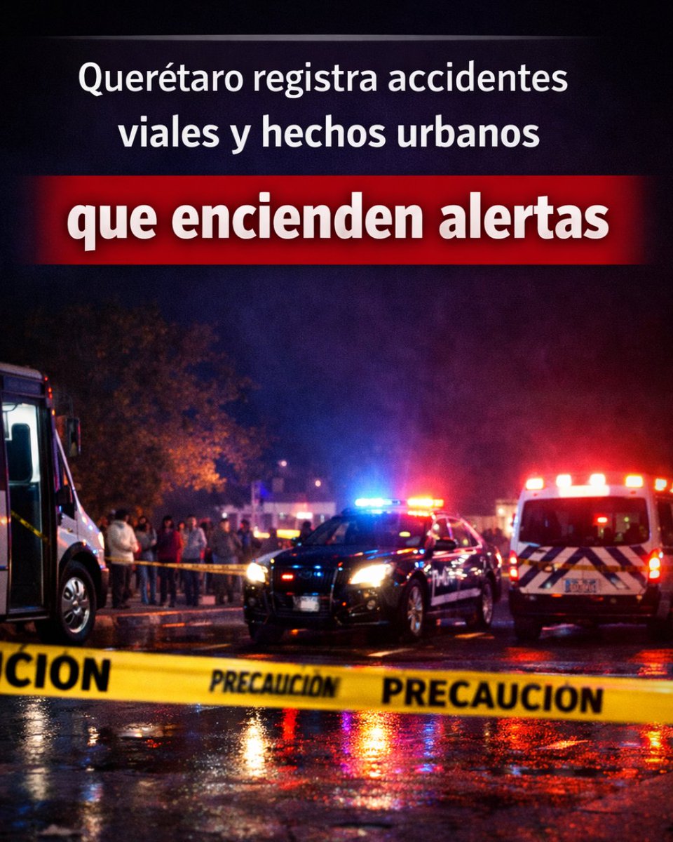 NContactoN's tweet image. 🚨 Querétaro vuelve a encender focos rojos por accidentes viales

Peatones, transporte público y choques recientes abren el debate sobre la seguridad en la ciudad

👉 ¿Faltan medidas más estrictas?

Más Información en el primer comentario 👇
#Querétaro #Movilidad #Seguridad