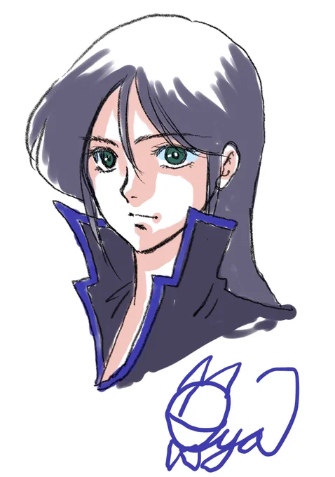今日のお昼のお絵描き
