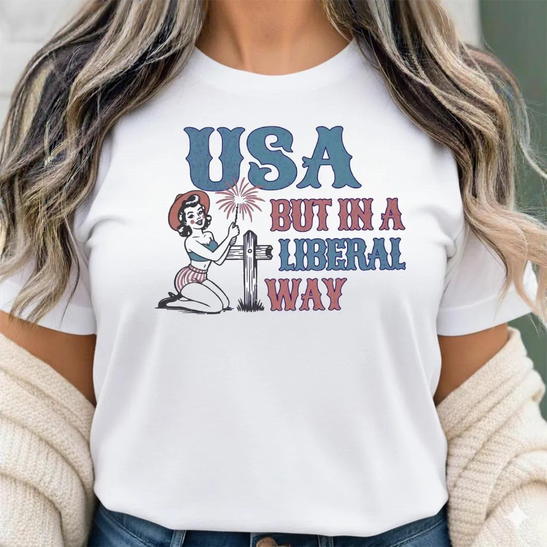 blastteecom's tweet image. Usa In A Liberal Way 4th of July Shirt #Usa #Liberal #4thOfJuly #Blasttee blasttee.com/product/usa-in…
