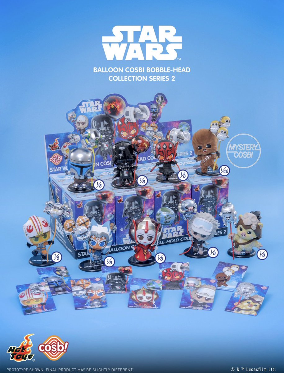 DisTrackers's tweet photo. Check out the Star Wars Balloon Cosbi Collection! 🔥
.
#StarWars #HotToys #Cosbaby #BlindBox #Collectibles https://t.co/5eZhptJx9e