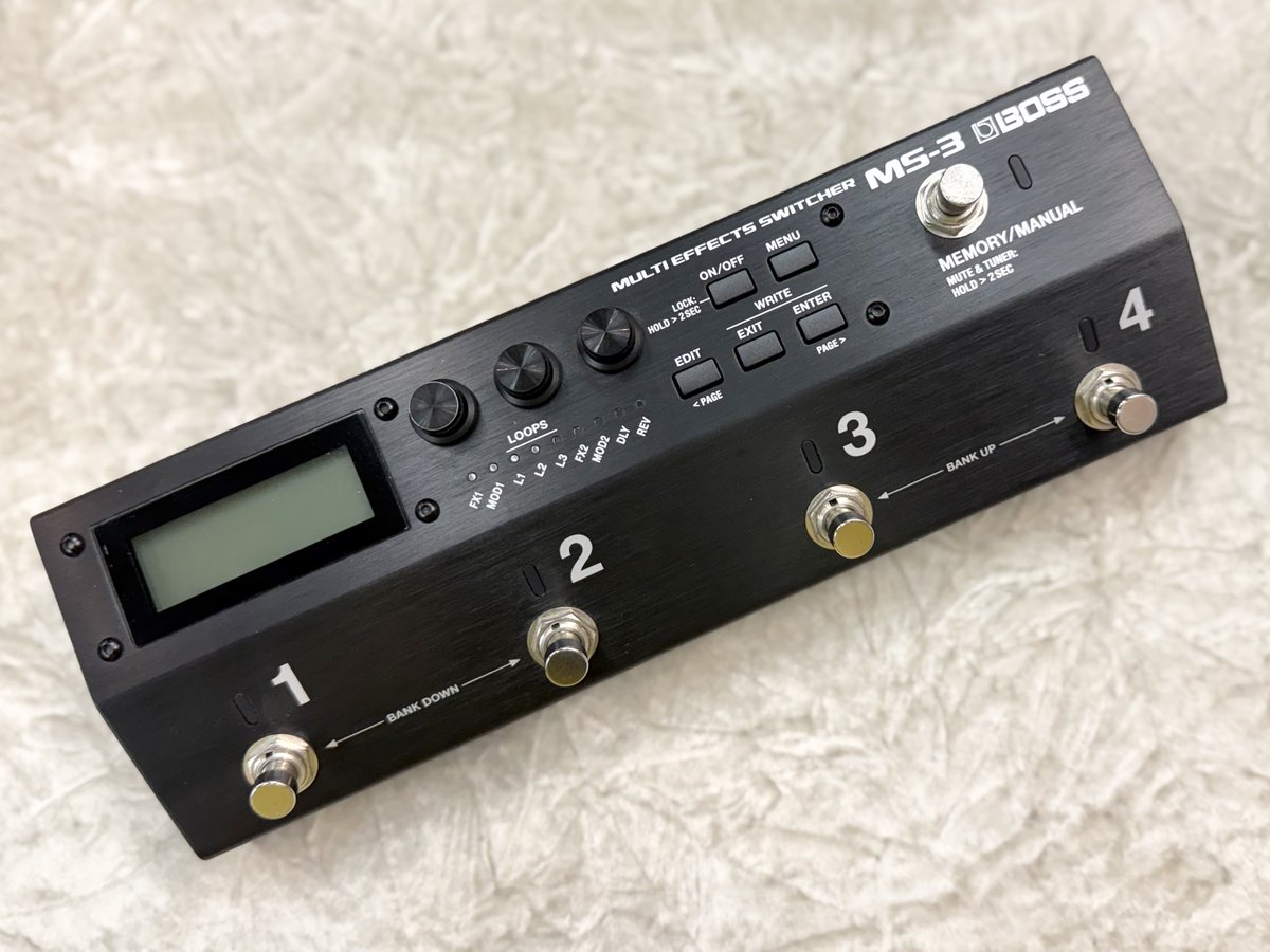 espcrafthouse's tweet image. 【✨入荷情報✨】
USED「BOSS MS-3 / Multi Effects Switcher」が即納可能‼️

比較的、状態の良い個体となっております！

デジマートはこちら💁
digimart.net/cat13/shop22/D…
#ESP渋谷 #BOSS