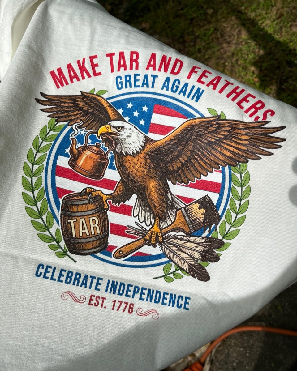 L1V3L1F3IJA's tweet photo. @RealHickory Make Tar &amp; Feather Great Again @Stambo2A https://t.co/rhdJwgZRxZ