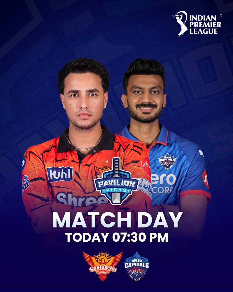 Giveaway :  SRH Vs Delhi Capitals.🔥

Visit Pavilionpicks.com &amp; Win Daily Prizes.🌟💙

Make your 6 picks for this clash and predict which three batters will have SR over 150 in tonight's clash in replies.

One lucky winner stands a chance to win 1000 INR!