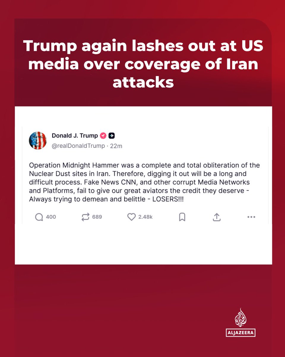 Al Jazeera English tweet media