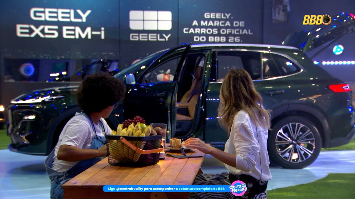Ana Paula pro carro da Geely: "Olha pro tamanho da bichona! Essa eu aguento." #BBB26