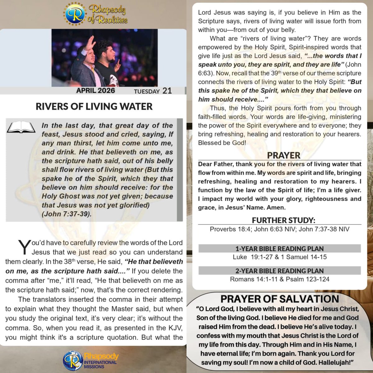 Rhapsody of Realities tweet media