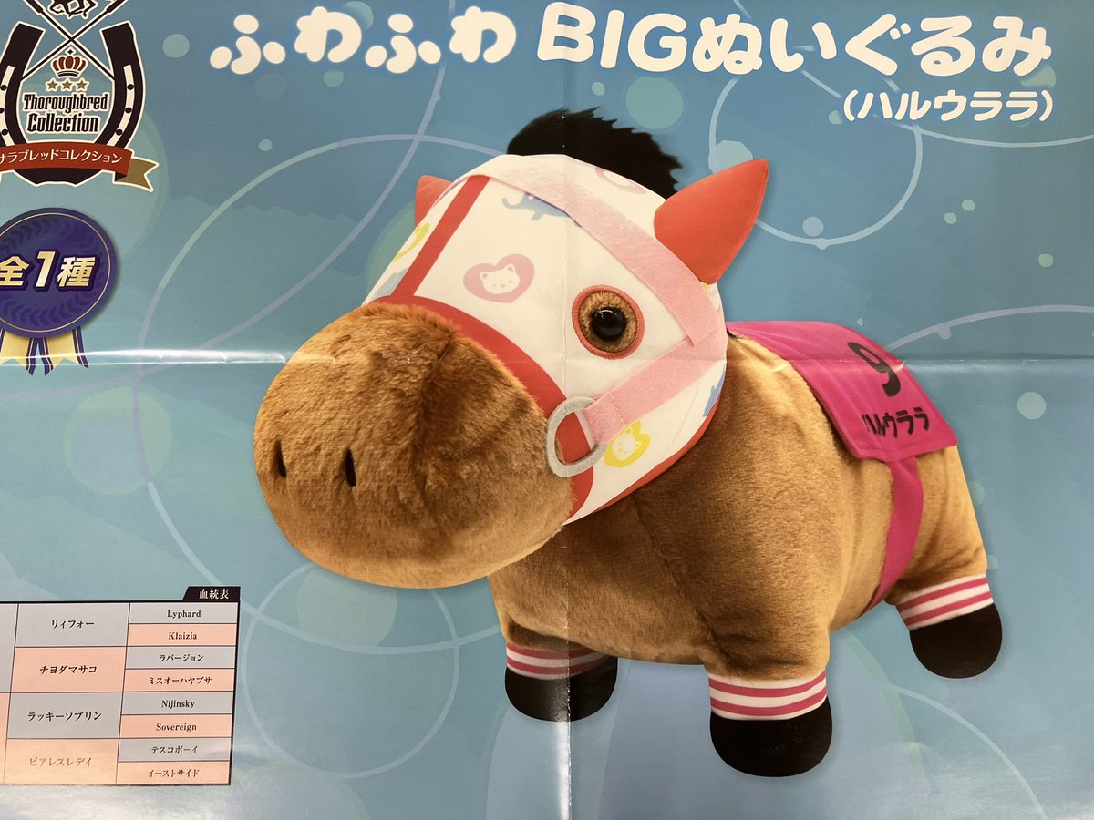 景品入荷①】 サラブレッドコレクション ふわふわBIGぬいぐるみ