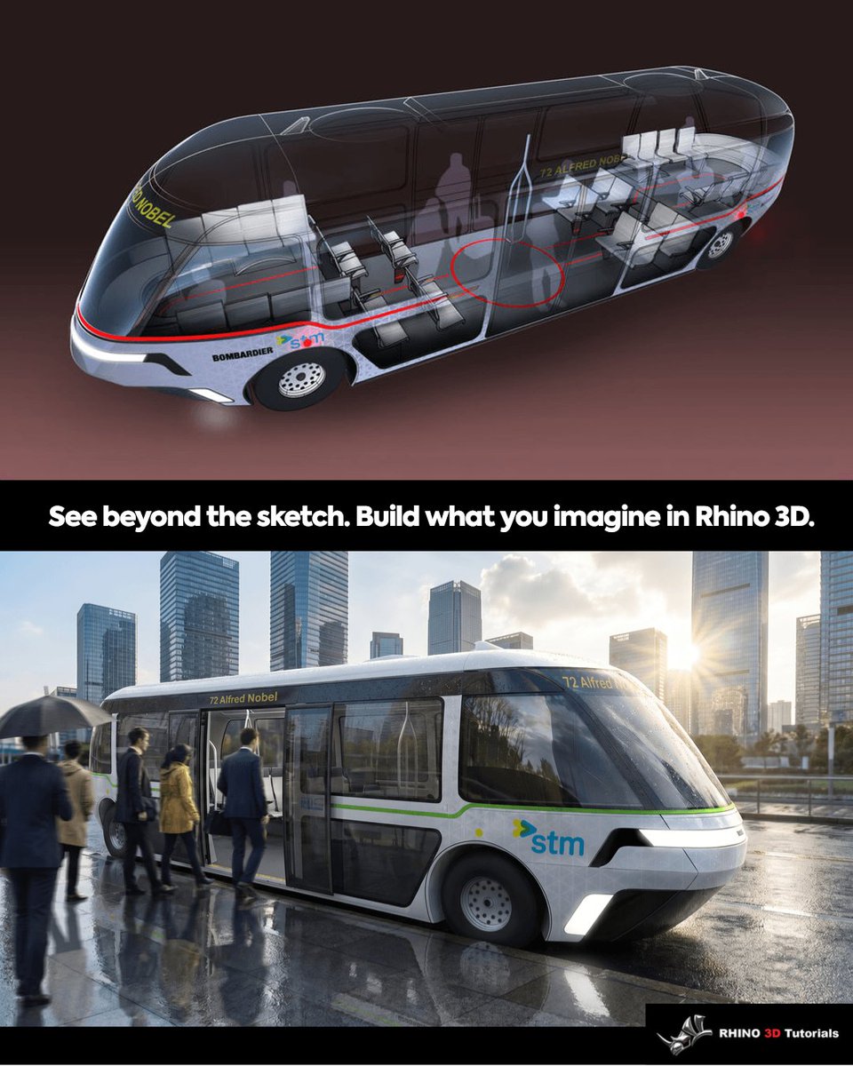 GalinAlexandre's tweet image. rhino3dtutorials.com
Our courses offer over 60 hours of content, guiding you from basics to advanced techniques like NURBS surfacing and subdvision surfacing.

 #Rhino3d  #Architecture #Prototyping #3D #industrialdesign #surfacingdesign
#interiordesign