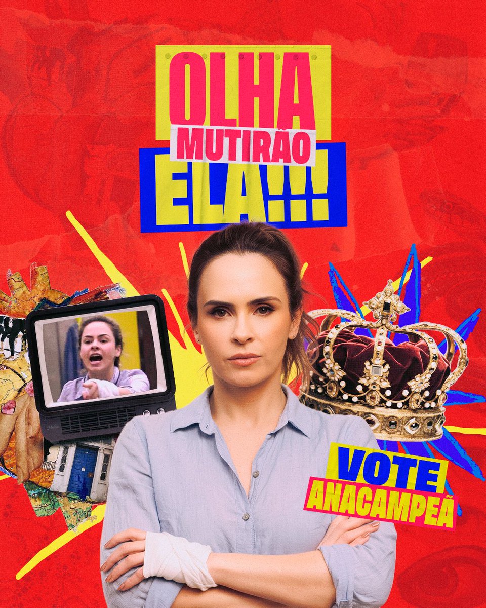 👑 MUTIRÃO OLHA ELA INICIADO! 👑

🗳️ A CADA 10 VOTOS DE TORCIDA, COMENTE UM EMOJI AQUI.

🎯 META: 10 MIL REPLIES. 

👸🏼 O VOTO É PARA VENCER, VOTE NA ANA PAULA! 

⏰ Encerra às 02h00!

🔗: gshow.globo.com/realities/bbb/

#AnaCampeã #BBB26