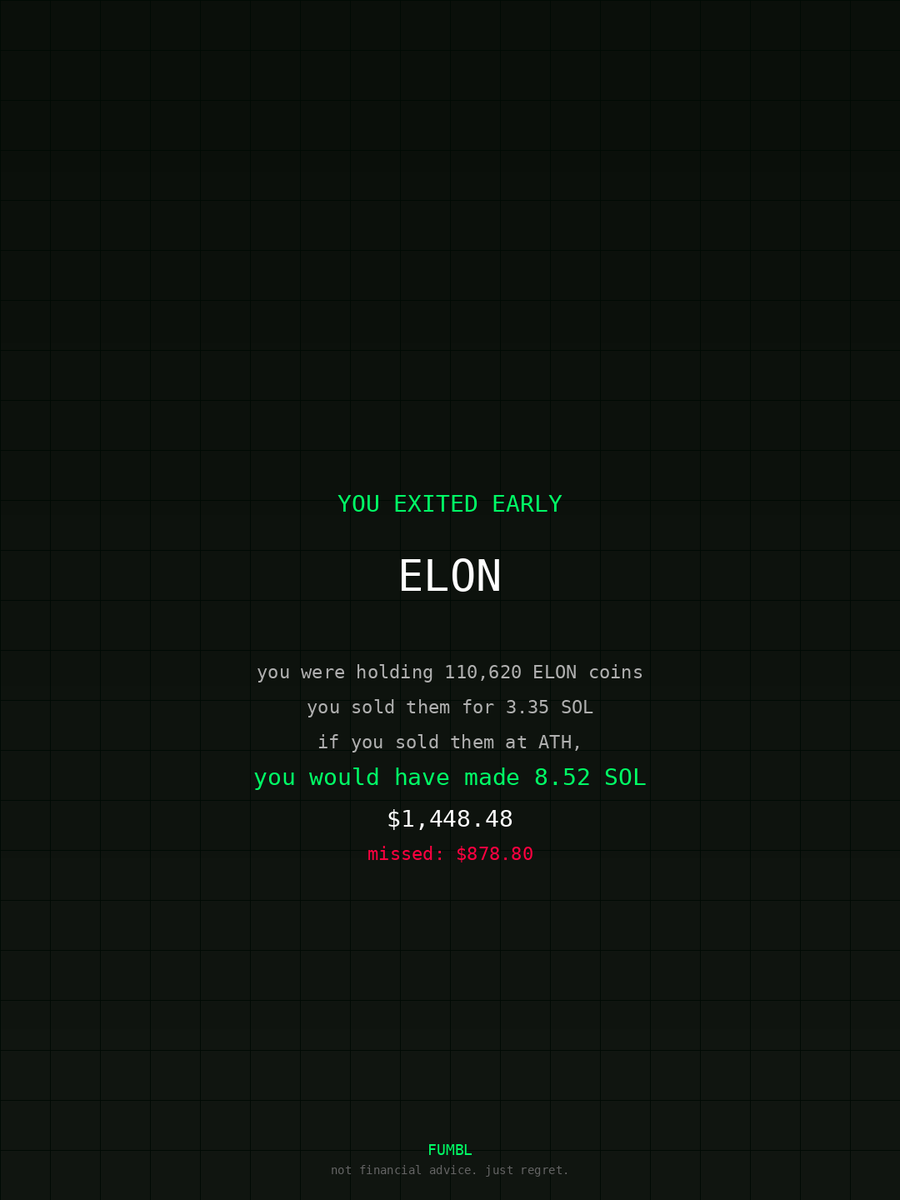 alexmtl1357's tweet image. just checked fumbledbags.lol bro actually coulda had a fat bag on $ELON 

AkqyPWNseVKUrUx6uaVRYyzKWCQAeSB8FkRaMZjbDmgZ
#metamask 
#rain