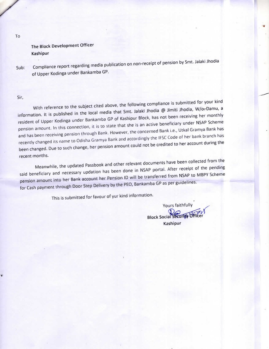 DSSO Rayagada Odisha tweet media