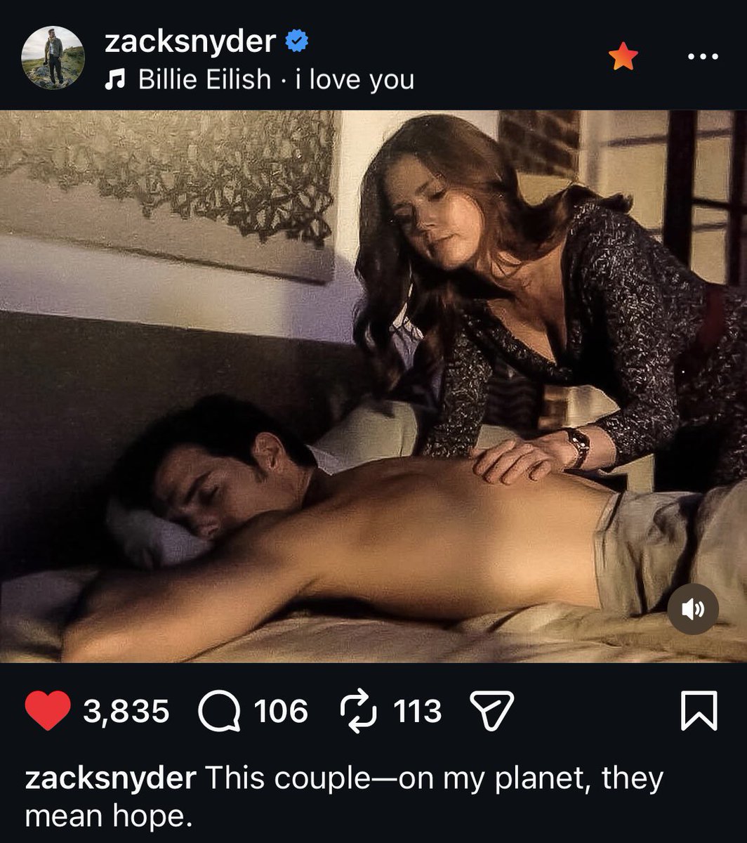 Signs2323's tweet image. New Zack post on Instagram 

Clark and Lois. ❤️ 

“This couple- on my planet, they mean hope.” 

#RestoreTheSnyderVerse