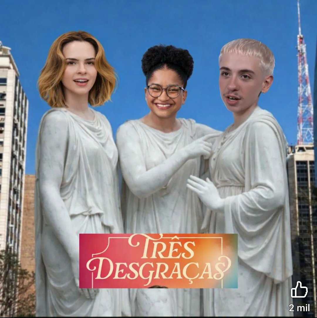 A final do #BBB26 fazendo uma alusão a novela das oito. #TrêsDesgraças