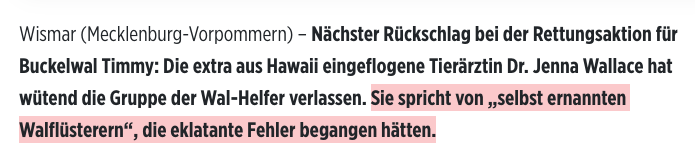 Dominik_Kettner's tweet photo. 🚨 Wenn Deutschland nicht einmal einen Wal retten kann, wie soll es dann sich selbst retten?

Das liegt wahrscheinlich an den vielen „selbst ernannten Klugscheißern” in Berlin und in den Talkshows des ÖRR.