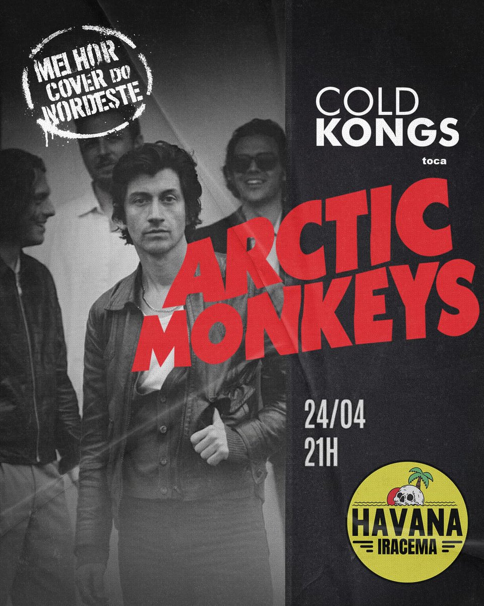 PH_AAlmeida's tweet image. Galera sexta feira tem cover do #ArcticMonkeys no #havana em #Fortaleza. Alô @meninadoquiz simboraaaa