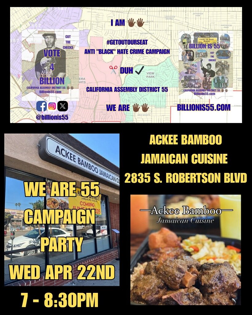 Join us to meet the Candidate  @billionis55 it’s from 7:00pm-8:30pm