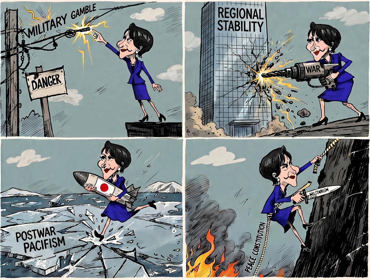 XHNews's tweet image. Japan's repeated mistakes are not accidents. They are choices. #Japan #History #Militarism #SanaeTakaichi