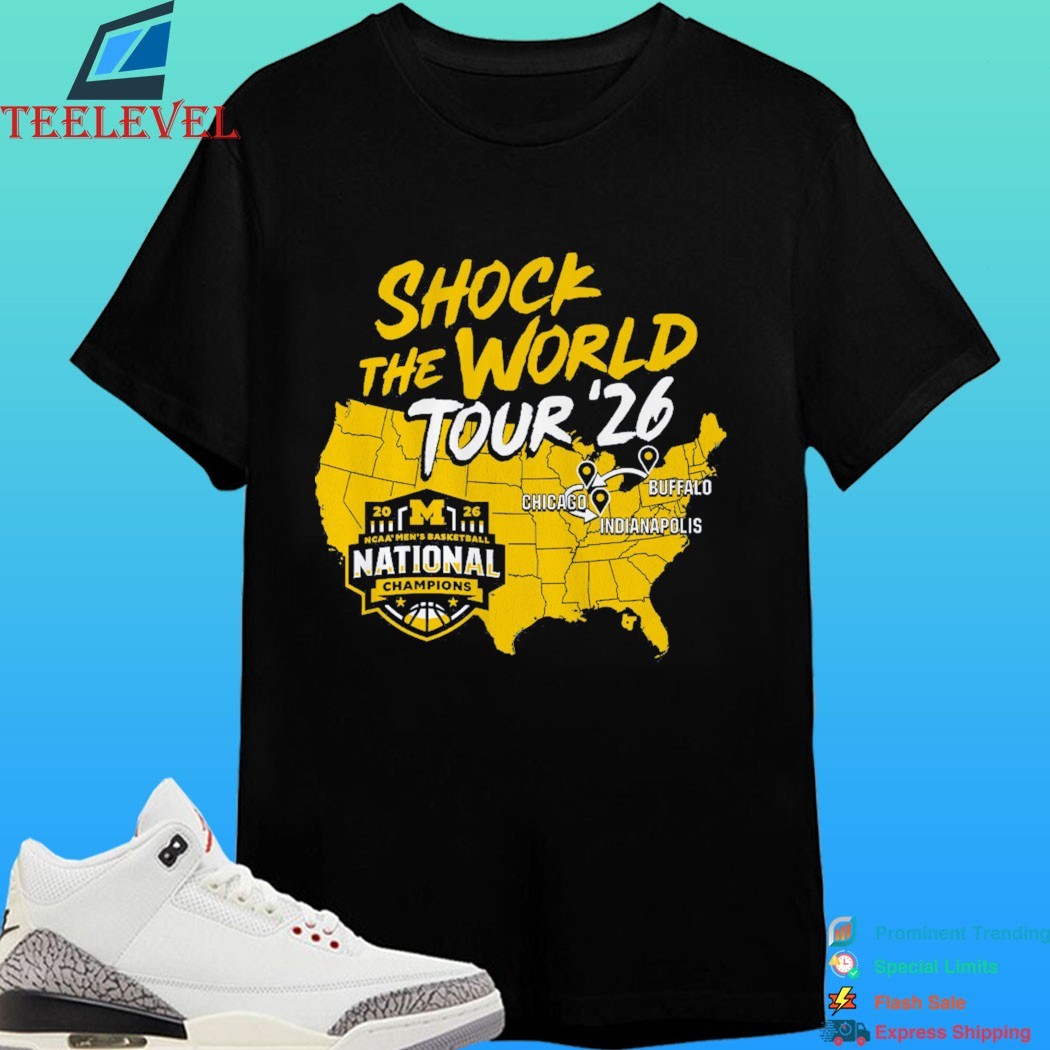 teelevel_store's tweet image. 🏀 Make history with the Michigan Wolverines MBB 2026 National Champions Shock The World Tour Shirt!
Inspired by the Michigan Wolverines men's basketball.
🛒 Get yours now: teelevel.com/product/michig…
#MichiganWolverines #NationalChampions #MarchMadness #BasketballStyle #Teelevel