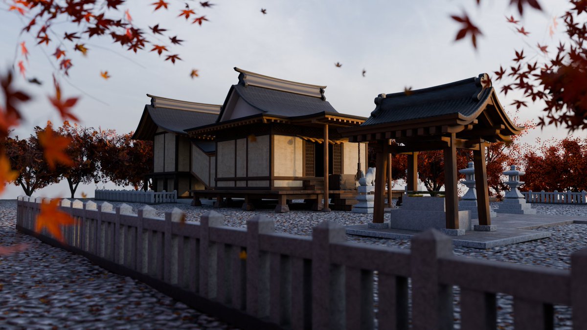 ModelNumber6's tweet image. Rural Japanese Shrine 3D Asset Pack is now available.
A complete shrine environment with torii, buildings, props, and maple trees for seasonal scenes.
Perfect for games, animations, and Japanese-style environments.

Get it here:
modelnumber.gumroad.com/l/Rural_Japane…

#3D #Unity #UE5 #Japanese