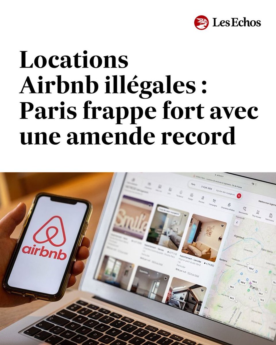 assograndparis's tweet image. 🏘️ « C'est la plus grosse amende prononcée contre un loueur #LCD #Airbnb. C'est une victoire » 
#Paris
trib.al/3DC22bw