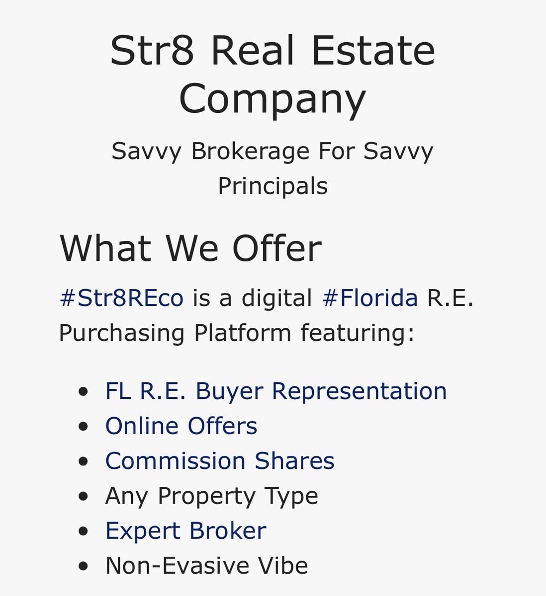 Str8 R.E. co. tweet media