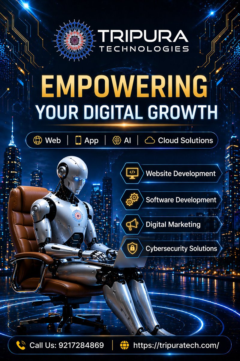 tripuratech09's tweet image. 🚀 Empowering Your Digital Growth

Web | App | AI | Cloud Solutions 💻

Build smarter. Grow faster.

📞 9217284869
🌐 tripuratech.com

#Tech #AI #DigitalGrowth #Startup