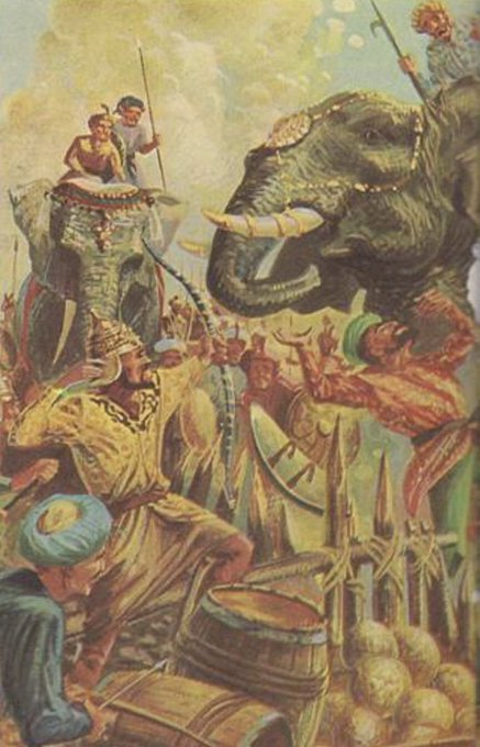 SadaaShree's tweet image. #TodayInHistory

Babur defeats and kills Sultan Ibrahim Lodi at the Battle of Panipat in 1526, thus effectively ending the Delhi Sultanate, and beginning the Mughal rule over India. Extensive use of field artillery, especially cannons would play a vital role in this victory.

His