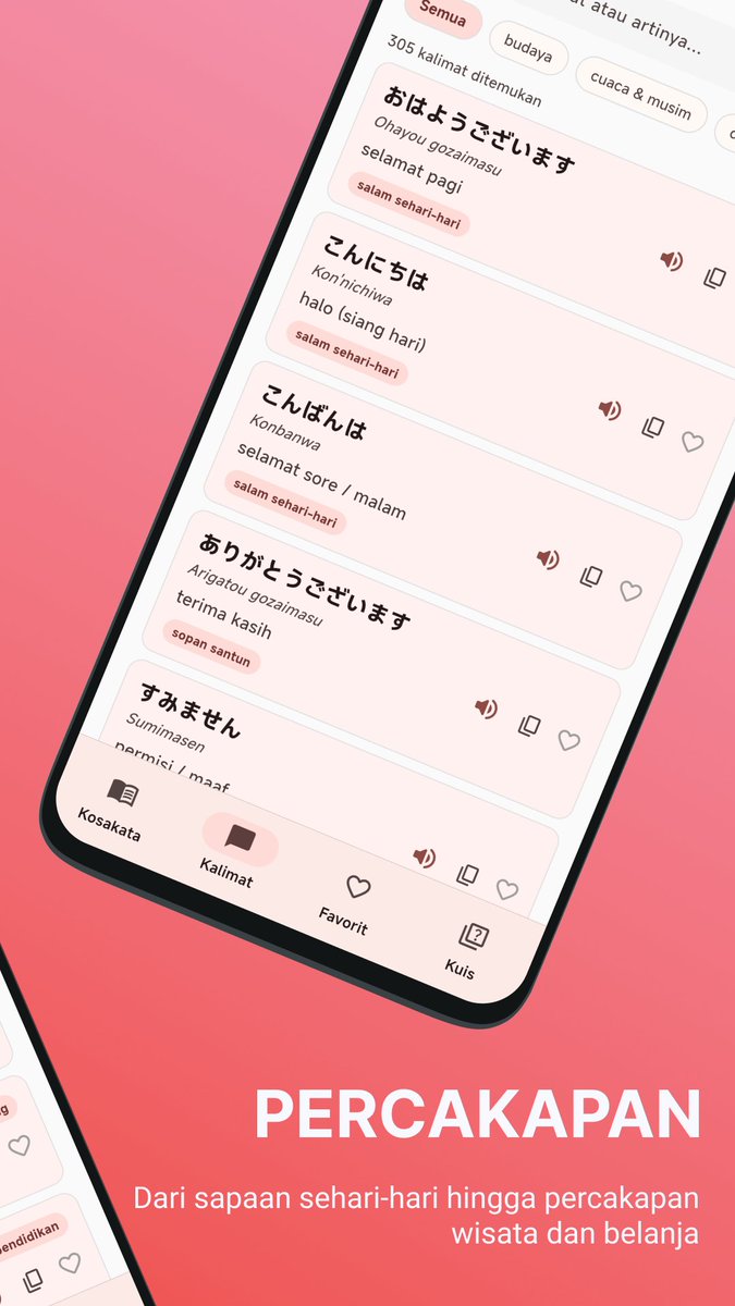 firmanvsly's tweet photo. yang lagi belajar bahasa jepang, cobain aplikasi ini yuk👀 ada kosakata, percakapan, quiz dan aplikasinya offline🤩 bisa download disini ya 👉https://t.co/0NvsPJBXj2

#jepang #kamus #kamusjepang #bahasa #bahasajepang #belajar #hiragana #romaji #offline https://t.co/C3l5AiKKhT