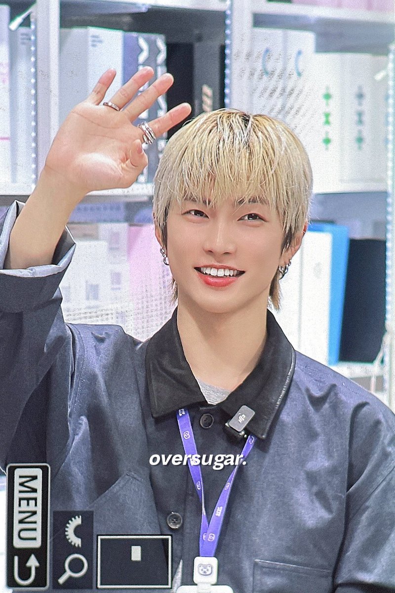 He's so happy he's gonna explode anytime