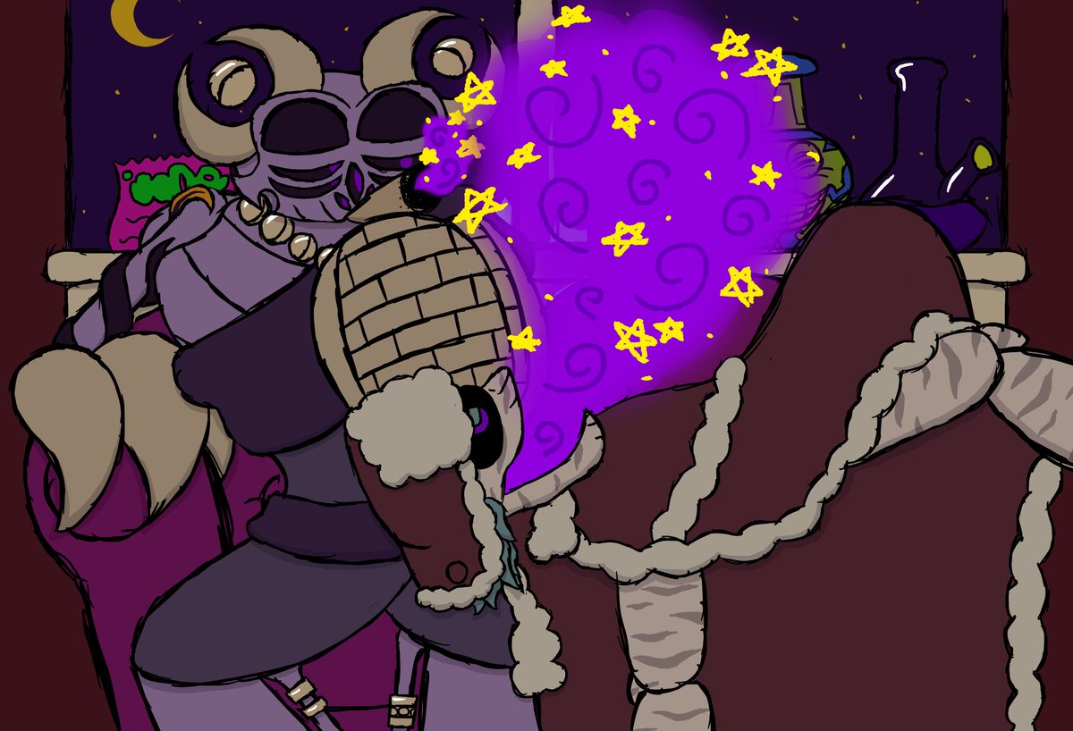 Shrededcheese's tweet photo. Artpril day 20
Happy 4/20 everybody, I've never smoked a day in my life, but I have enough friends that do to where I'm practically not allowed to forget this holiday exists.
#artpril #art #oc #artchallenge https://t.co/7fBpW2c4Ty