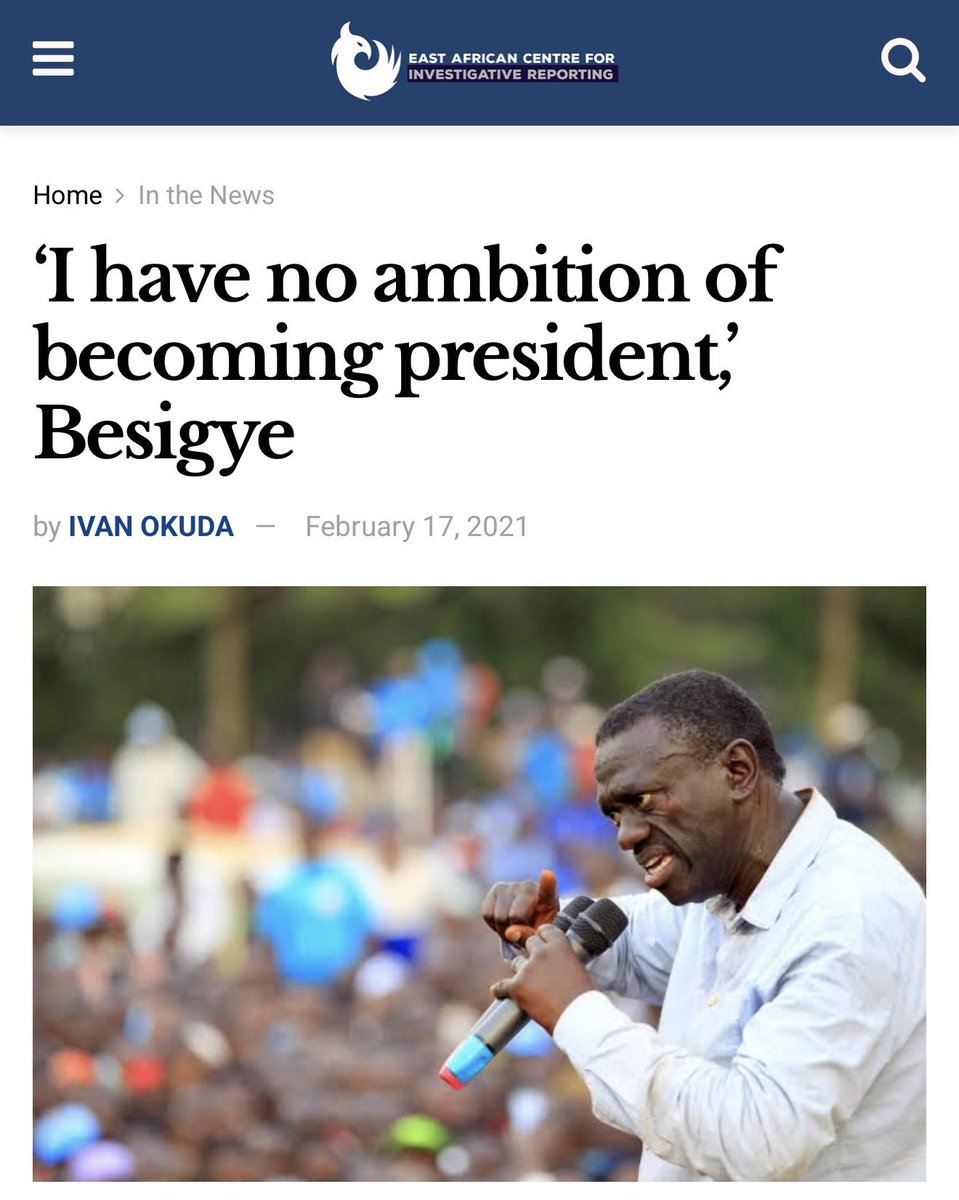 KataBarwaKR's tweet photo. SAME SCRIPT! 

Amama Mbabazi denied harboring Presidential Ambitions in 2014 &amp; ran for President only 2 years later in 2016.

Dr. Besigye said he had no interest in the Presidency yet he had run 4 Straight times (2001,2006,2011,2016). 

It is a matter of Time! https://t.co/5JoezMQ7QS