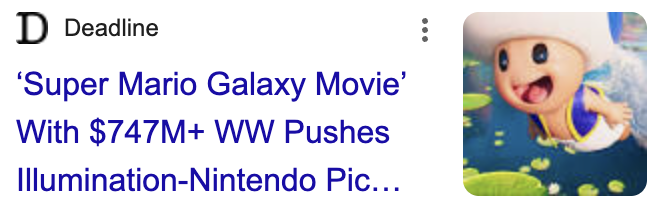 NicholasSaenz12's tweet image. It's now the highest grossing movie of 2026.

#films #movies #Mario #MarioMovie #MarioBros #Luigi #SuperMario #SuperMarioBros #SuperMarioGalaxy #Nintendo #Illumination
