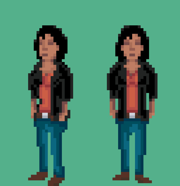 ramon_wilhelm's tweet image. I worked on the protagonist's animation sprites for my #MadeWithVisionaire2 entry.

Say hello to Aurelia "Aura" Garcia Ramos.

#pixelart #indie #indiegame