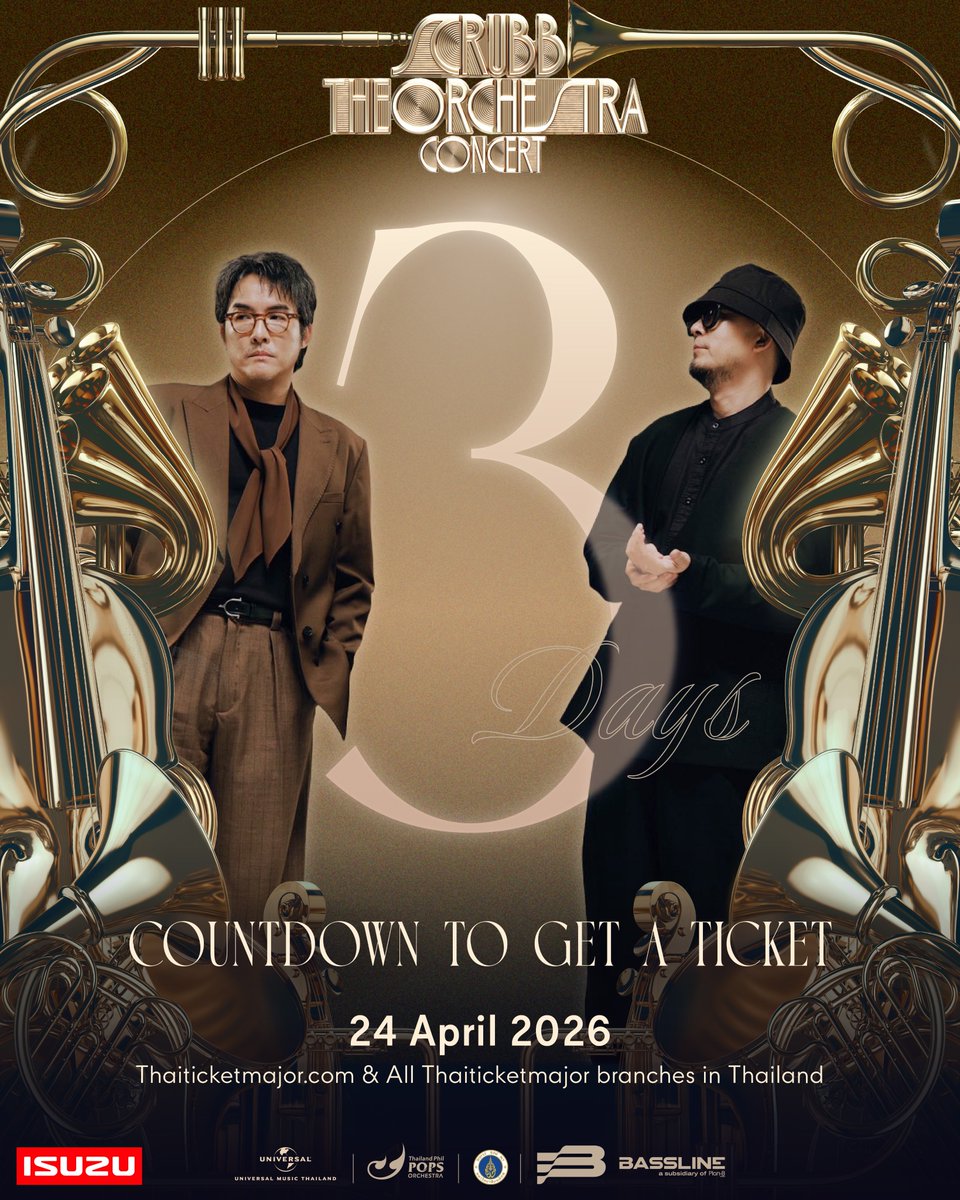 scrubbband's tweet photo. นับถอยหลัง ⏰ อีก 3 วันกดบัตร‼️

🗓️ 27–28 มิ.ย. 2569
🕕 เวลา 18.00 น. (ทั้ง 2 รอบการแสดง)
📍 หอประชุมมหิดลสิทธาคาร มหาวิทยาลัยมหิดล ศาลายา https://t.co/GwKRRAQr2E