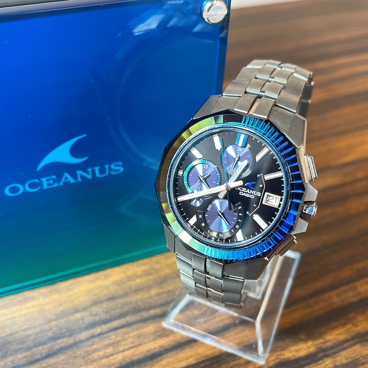 mandaiichiban's tweet photo. CASIO
OCEANUS MANTA
OCW-S6000EK-1AJR
「江戸切子」をテーマにした、オシアナスの世界300本限定のスペシャルなモデルです✨
使用感はございましたが、付属品が揃っておりましたので
査定額 105,000円にてお買取させていただきました!
お売りいただきありがとうございました🙇♂️
#casiowatch #oceanus https://t.co/gK0bv9k20d