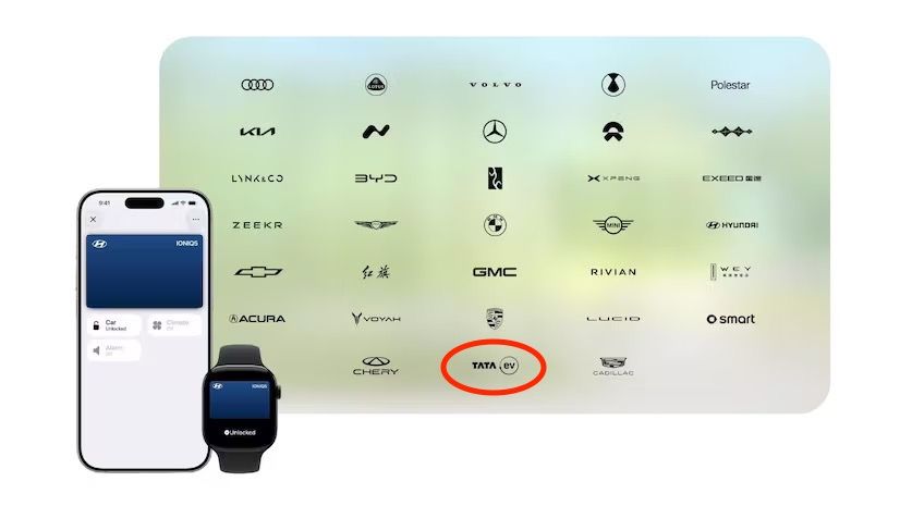 melanews's tweet image. Apple si prepara a estendere il supporto per la sua funzione Car Key ai veicoli elettrici di Tata in India. Introdotta nel 2022, Car Key permette di sbloccare l'auto tramite iPhone o Apple Watch.

#apple #carkey
kiro.it/F4N7r