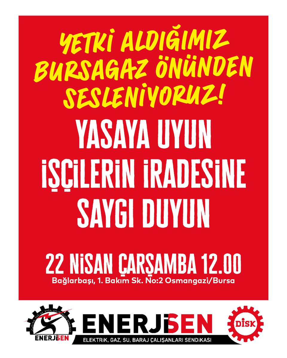 DİSK/Enerji-Sen tweet media