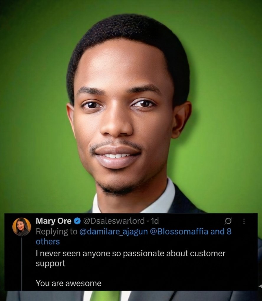 damilare_ajagun's tweet image. Passion is what turns a simple reply into a lasting experience.

Shoutout to @Dsaleswarlord  for the reminder.

Do you bring heart into your support role?

#X
#X4ActiveMinds
#CustomerService 
#EnterpriseClients