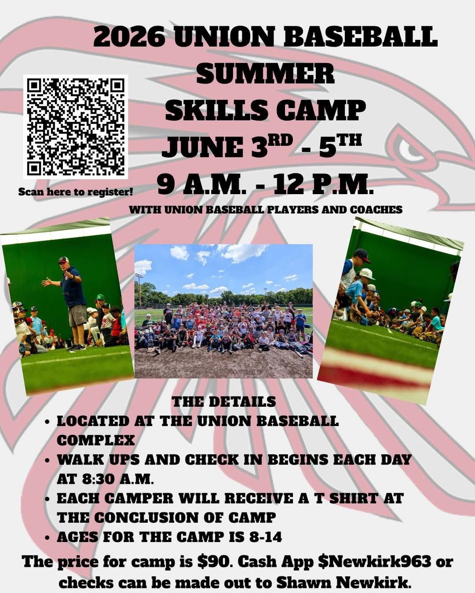 Union_Athletics's tweet photo. Future players, current players, and baseball families 👉 lock in.

Tryout information and Summer Camp registration are both live now. Review the graphics for the details and registered today!

https://t.co/i18pV2TddH

#allmylife #UnionStandard 
@union_baseball https://t.co/iy2sByJJAc
