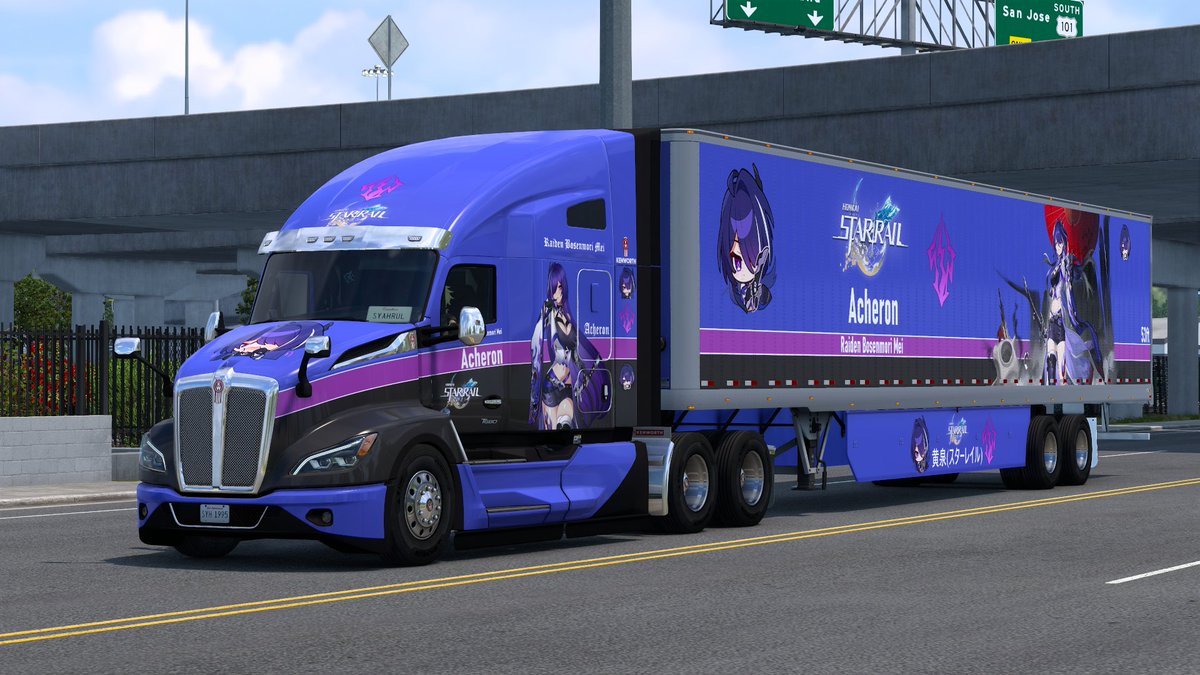 Syahrul_1995_'s tweet image. #ATS #AmericanTruckSimulator #Itasha