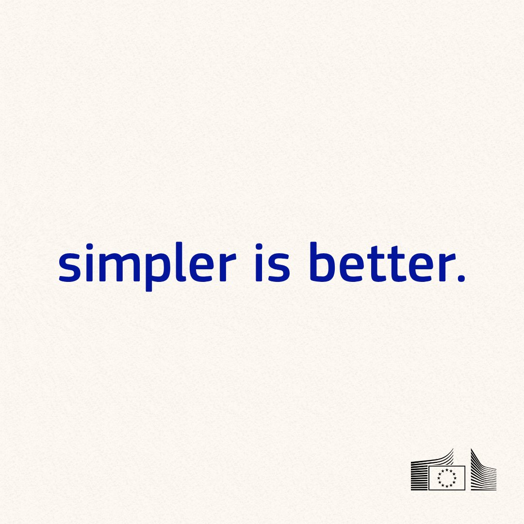 EU lawmaking is getting simpler and better.

We are making  EU rules clearer and faster to enforce – so they work better for people and businesses. 
 
Find out more 👉  link.europa.eu/hbkMpB