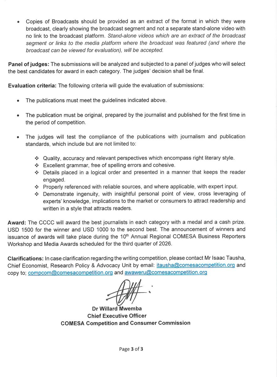 COMESA Competition & Consumer Commission tweet media